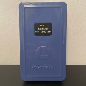 Lawson Jobber Length Fractional Drill Bit Set NEW 29 PCS 1/16 - 1/2  1/64” 84750